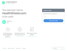 Tablet Screenshot of healthshield.com